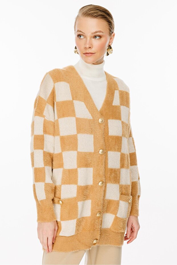 Triko Hırka Camel Gold - 4