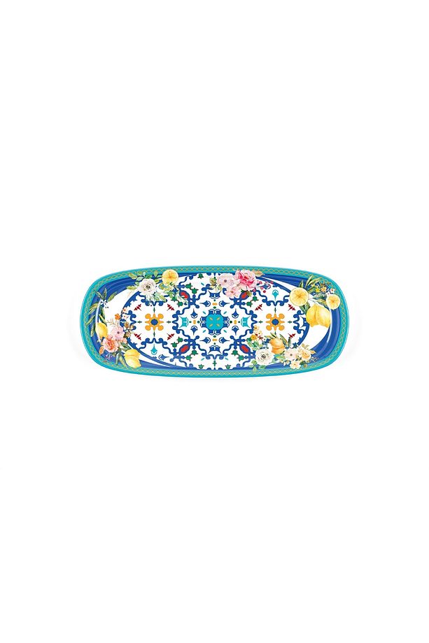 Guzzini Flower Lemon Kayık Tabak 39,5 cm x 21,5 cm x 2,5 cm - 1