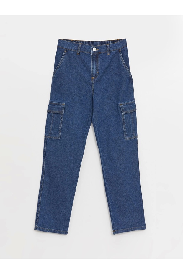 Lcw Kids Elastic Waist Boys' Cargo Jean Pants