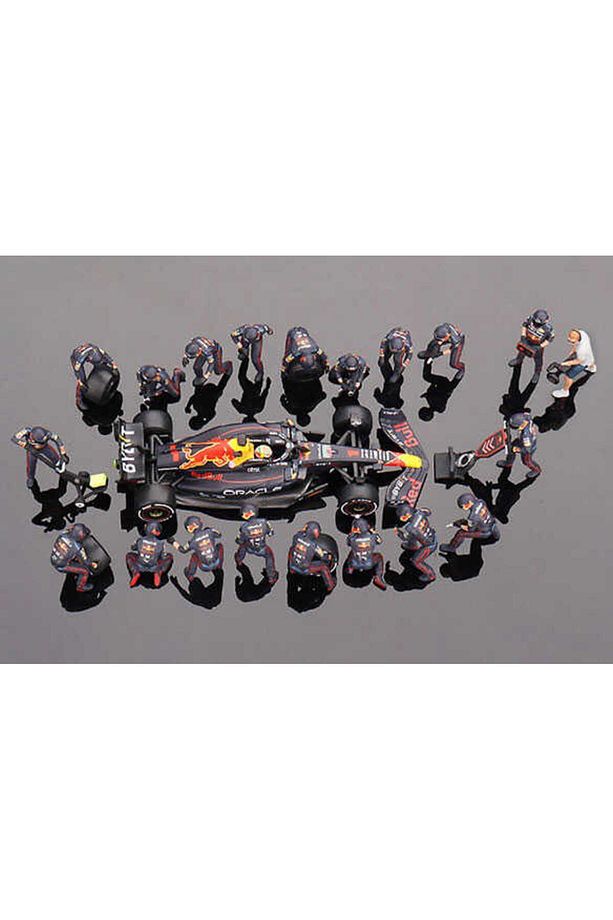 Seriredbull racing rb18 1 max verstappen pit crew set mgds0007 - 1