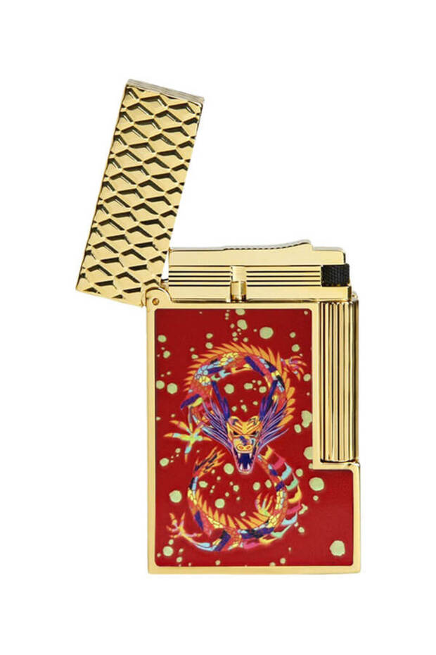 Ligne 2 Burgundy - Golden Year Of The Dragon Perfect Ping Çakmak 16526 - 3