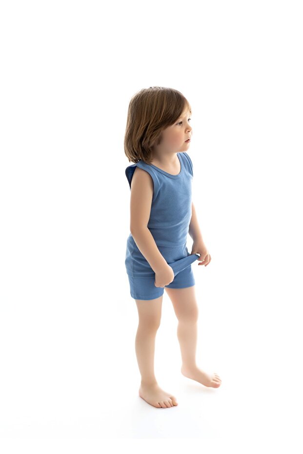 بوكسر للأولاد مكون من 3 قطع بلون سادة - 5