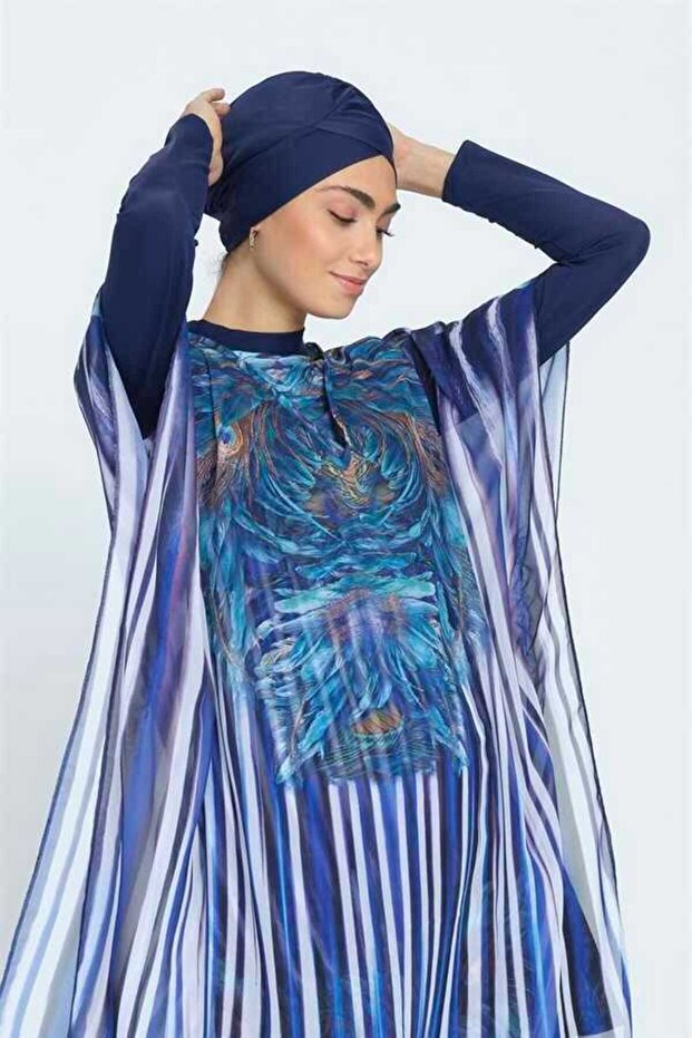 Çapraz Deniz Bone Lacivert - 6