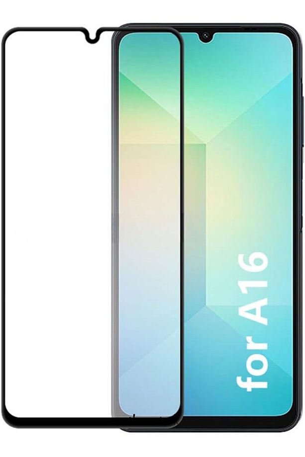 Samsung Galaxy A16 Ekran Koruyucu Seramik Cam Tam Kaplayan Tempereli Esnek Ekran Camı Şeffaf Nano - 4