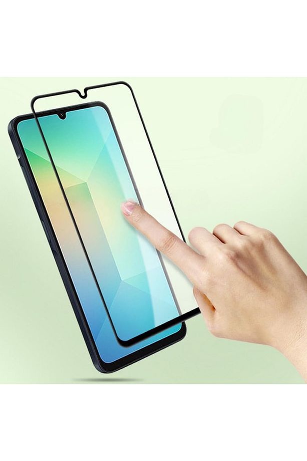 Samsung Galaxy A16 Ekran Koruyucu Seramik Cam Tam Kaplayan Tempereli Esnek Ekran Camı Şeffaf Nano - 2