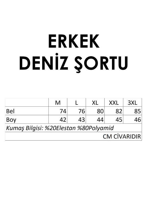 Erkek Deniz Havuz Şortu Pass S271 Mercan - 3