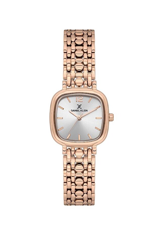 Rose Gold Dk.1.13876-6 Metal Square Case Women's Watchband