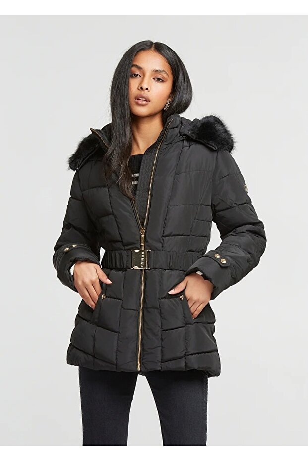 Kapüşonlu Mont - 1