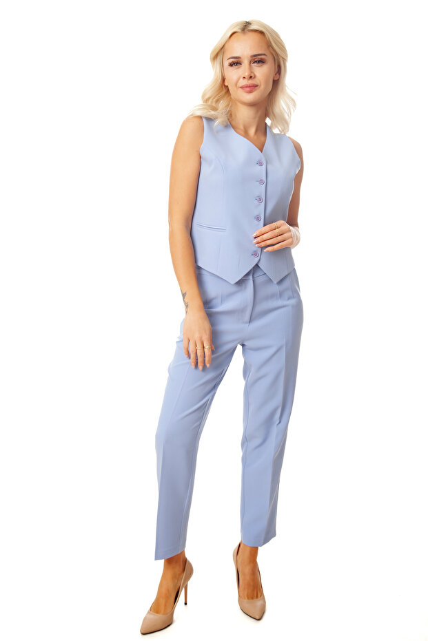 Back Double Pants with Pockets - 2
