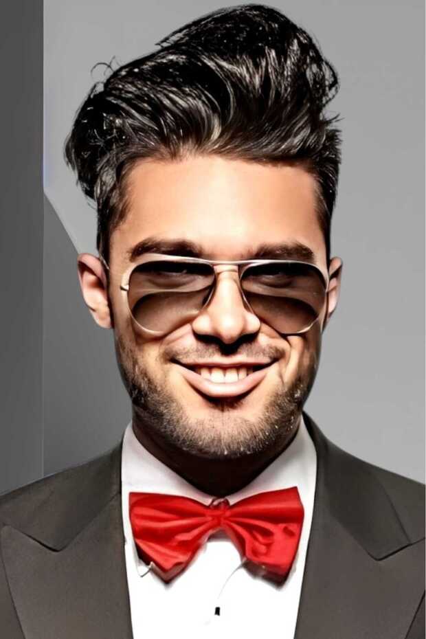 ربطة عنق من الساتان بلون سادة للرجال