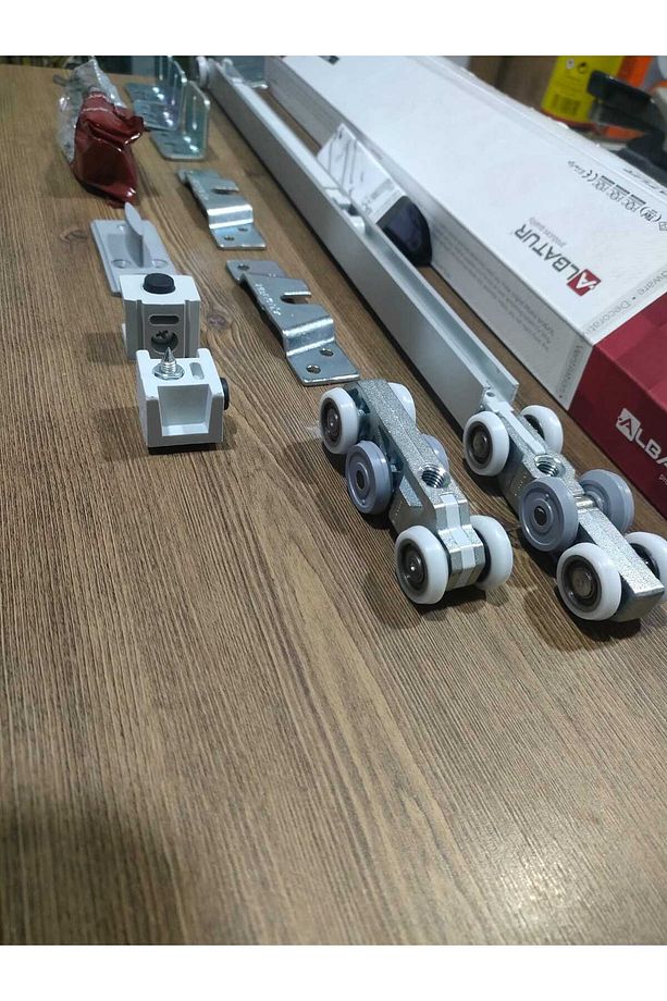 9010 60 KG SÜRGÜ KAPI MEKANİZMASI KAPI ÇİFT YÖNE FİRENLİ ENİ MİNUMUM 65 CM ( 2 METRE RAY DAHİL ) - 3