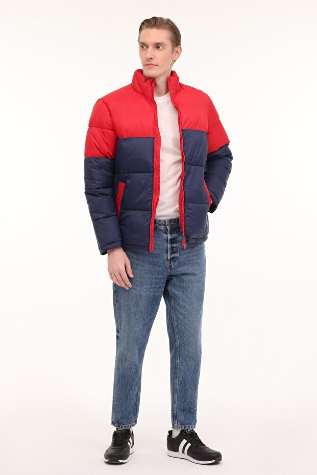 ML COLOR COAT 4PR Bordo Erkek Mont - 3