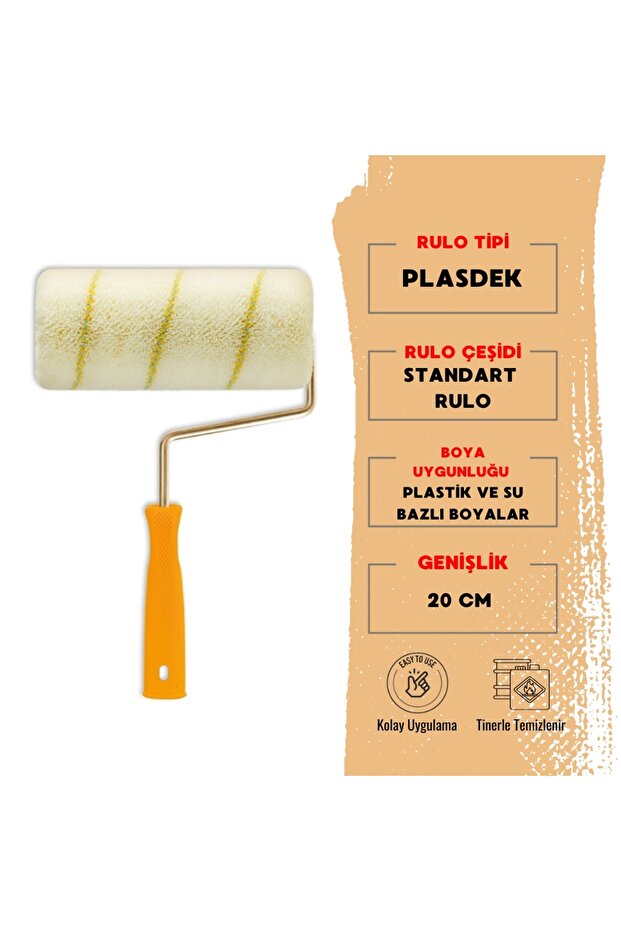 Rolă de vopsit Plasdek - 20 cm - 1