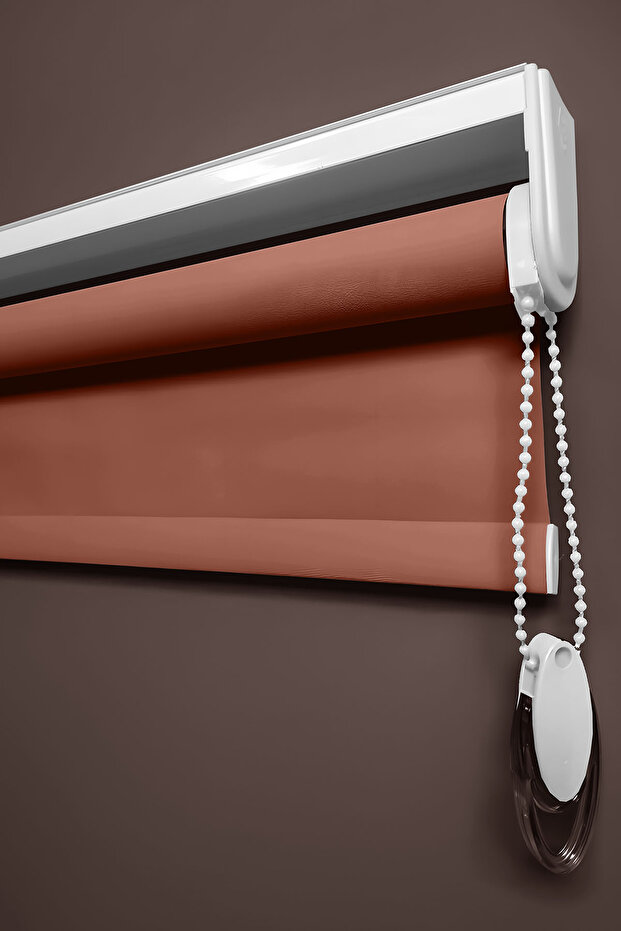 Kiremit Renk Stor Perde - 2