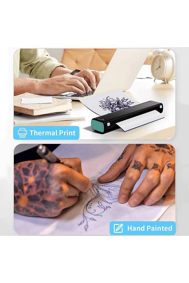100 Adet Dövme Tattoo Transfer Kağıdı A4, M08f, Tp81/83/86/87/88 Için - 7