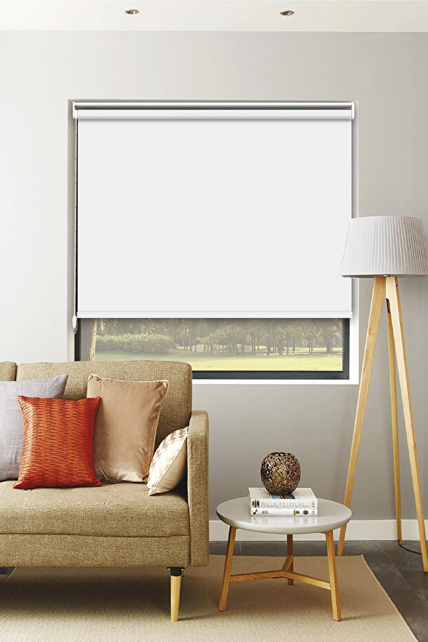 Beyaz Renk Stor Perde - 1