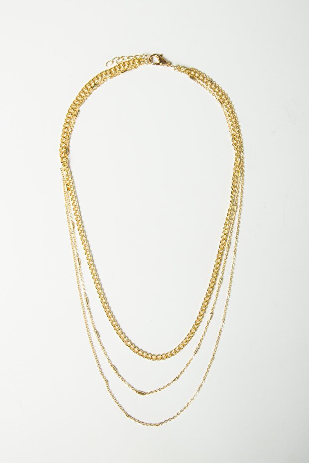 Çoklu Zincir Kolye - 3