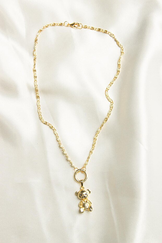 Gold Ayıcık Kolye - 3