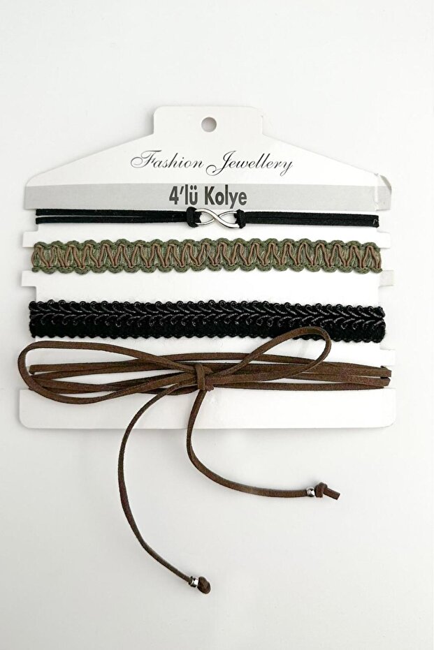 Dörtlü Choker Kolye - 1