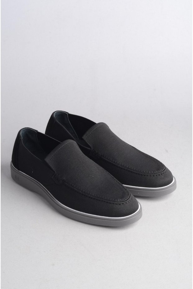 Select santoni anatomical sole men's shoe black