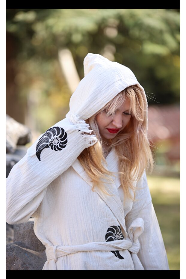 Handmade Müslin Bornoz - 6