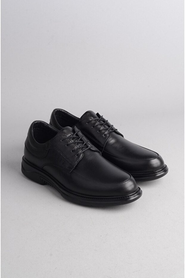 Select 1145 genuine leather comfort men's shoes black