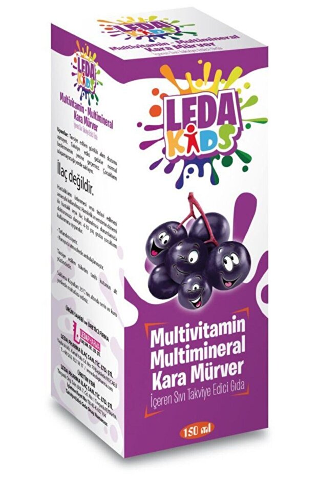 Ledakids Karamürver Multivitamin 150ml Şurup - 2