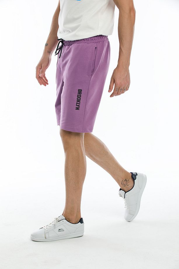 Süperlife Erkek Regular Fit Brooklyn Baskılı Şort Spr 208 - 2