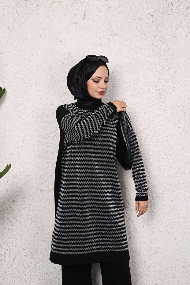 Simli Triko Tunik - 6