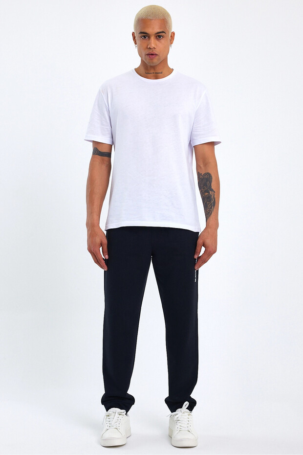 Men's Regular Fit Brooklyn Printed Thin Sweatpants Spr 205