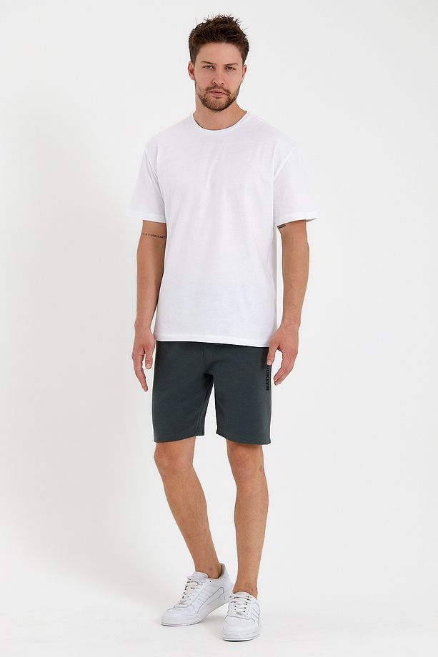 Süperlife Erkek Regular Fit Brooklyn Baskılı Şort Spr 208 - 1