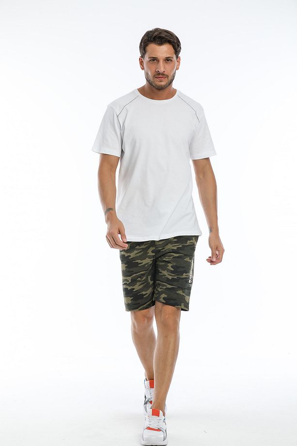 Süperlife Erkek Regular Fit Brooklyn Baskılı Şort Spr 208 - 1