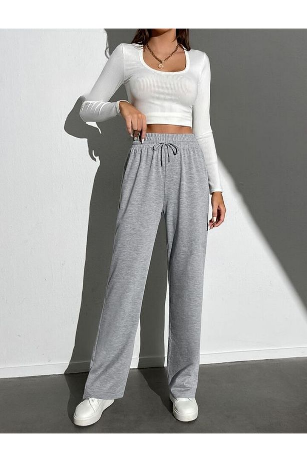 Süperlife Unisex Regular Fit Ince Eşofman Altı Spr24uea80 - 5