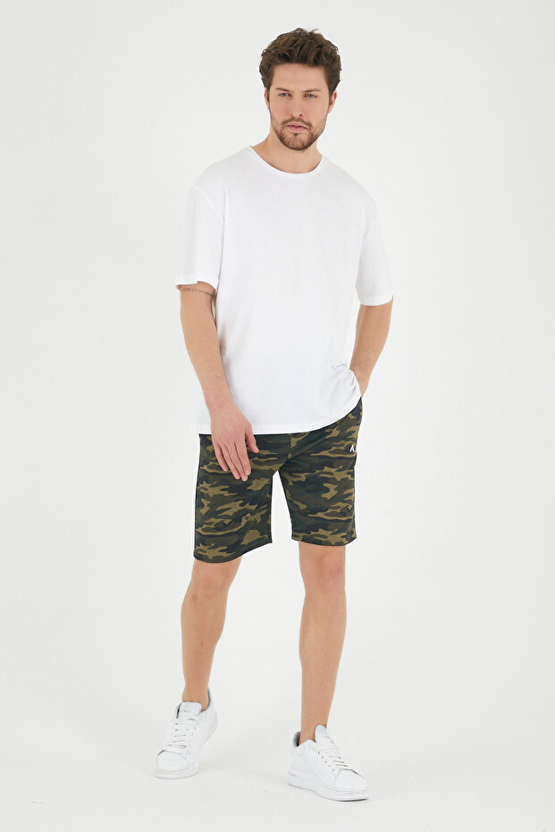 Superlife Men's Tight Fit Air Printed Shorts Spr21Y52