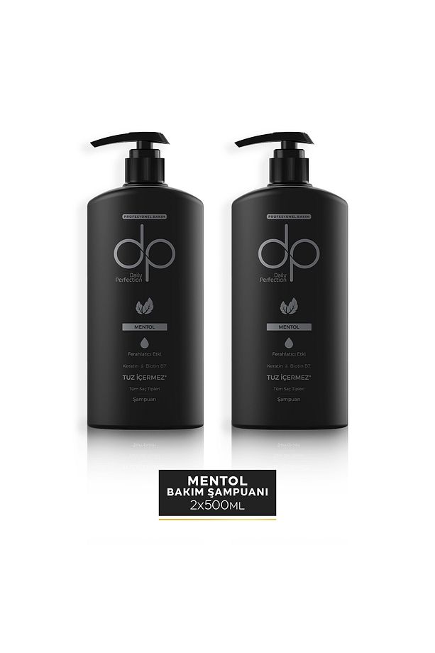 Daily Perfection Şampuan Mentol 500 ml X 2 Adet - 1