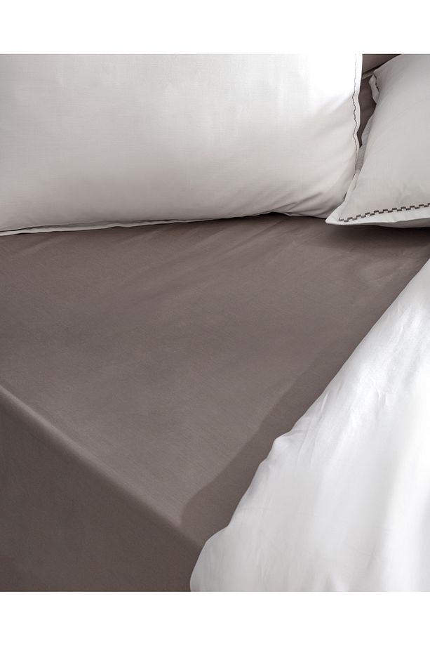 Laila King Size %100 Pamuk Nakışlı Saten Nevresim Takımı - Beyaz - 3