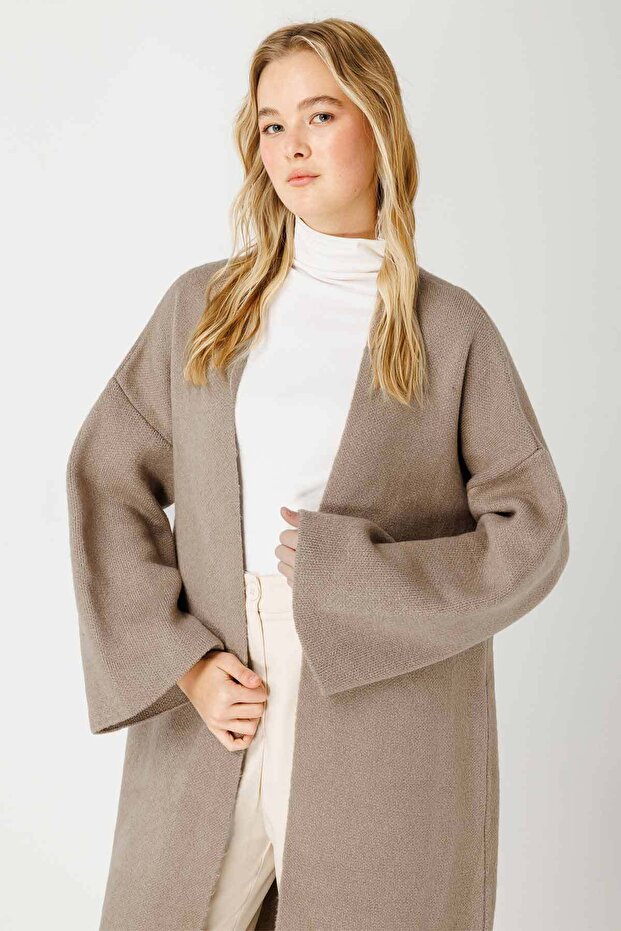 Oversize Vizon Hırka - 5