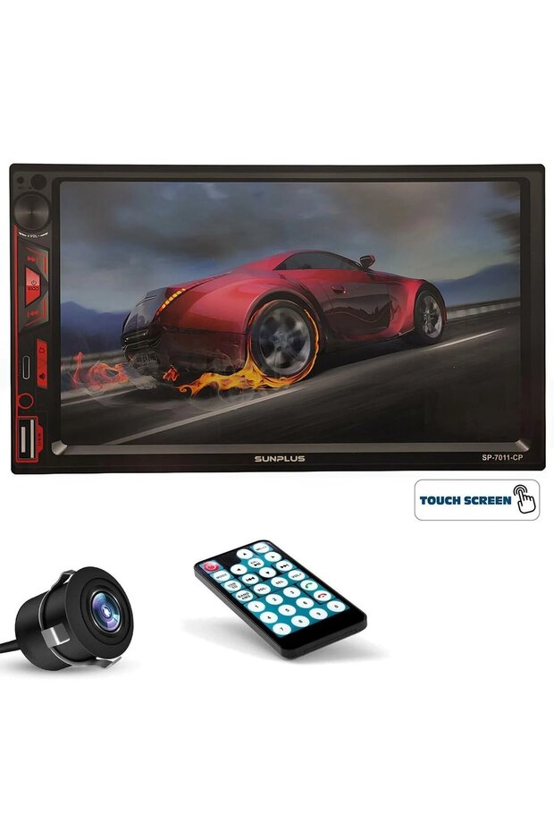 Hitech Sp-7011-Cp Android Double Teyp 7 İnç 4X55 Watt Carplay - 1