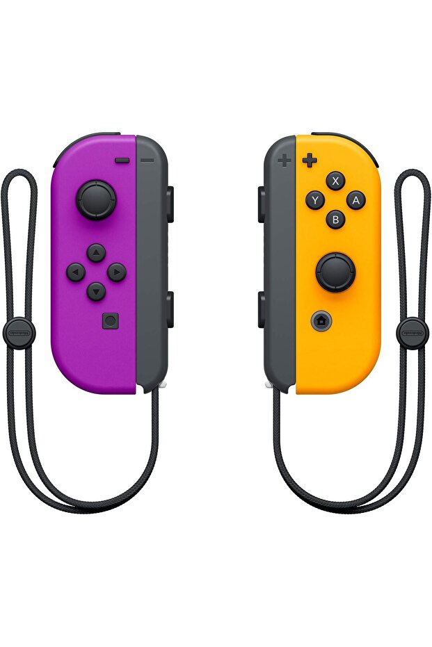 زوج من وحدات تحكم Switch Joy-Con - بنفسجي نيون/برتقالي - 2