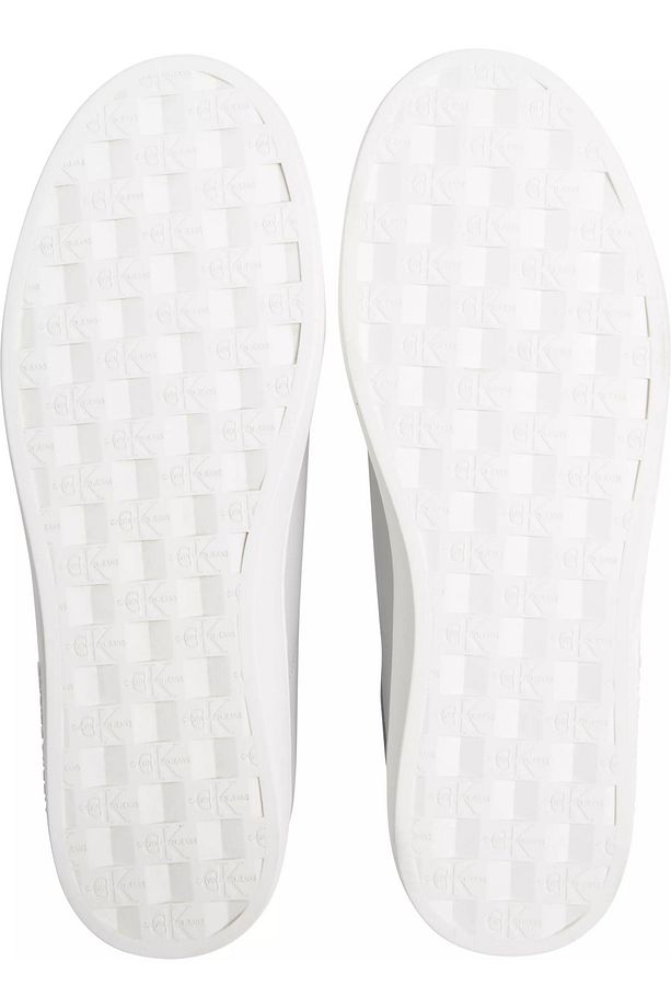 Erkek Marka Logolu Bağcıklı Kaydırmaz Tabanlı Günlük Gri Sneaker YM0YM00864-0IP - 5