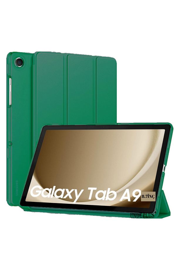 Galaxy Tab A9 8.7inç X110 X115 X117 Uyumlu Kılıf New Pu Deri Smart Standlı Case Uyku Modlu - 1