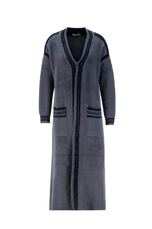 Peluş Hırka 24kd2801 Antrasit - 6