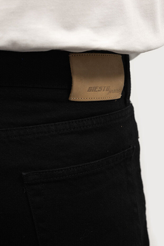 BASIC REGULAR FIT JEAN - SİYAH - 3