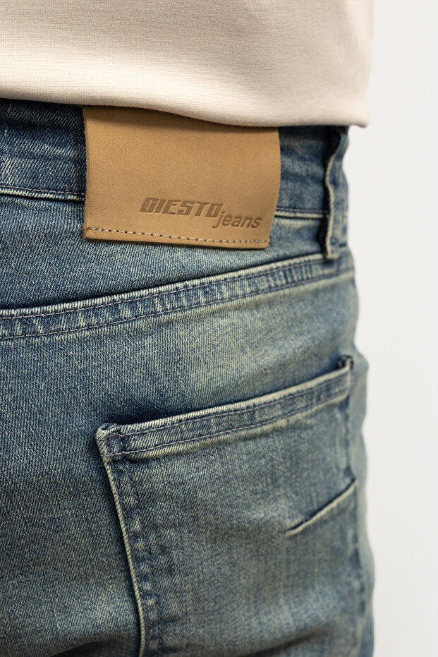 BASIC SLIM FIT JEAN - MAVİ - 3