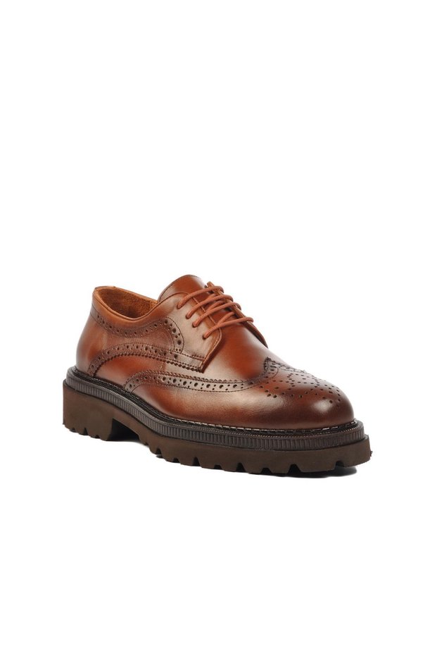 Premium 260 Tan Genuine Leather Men's Classic Shoes
