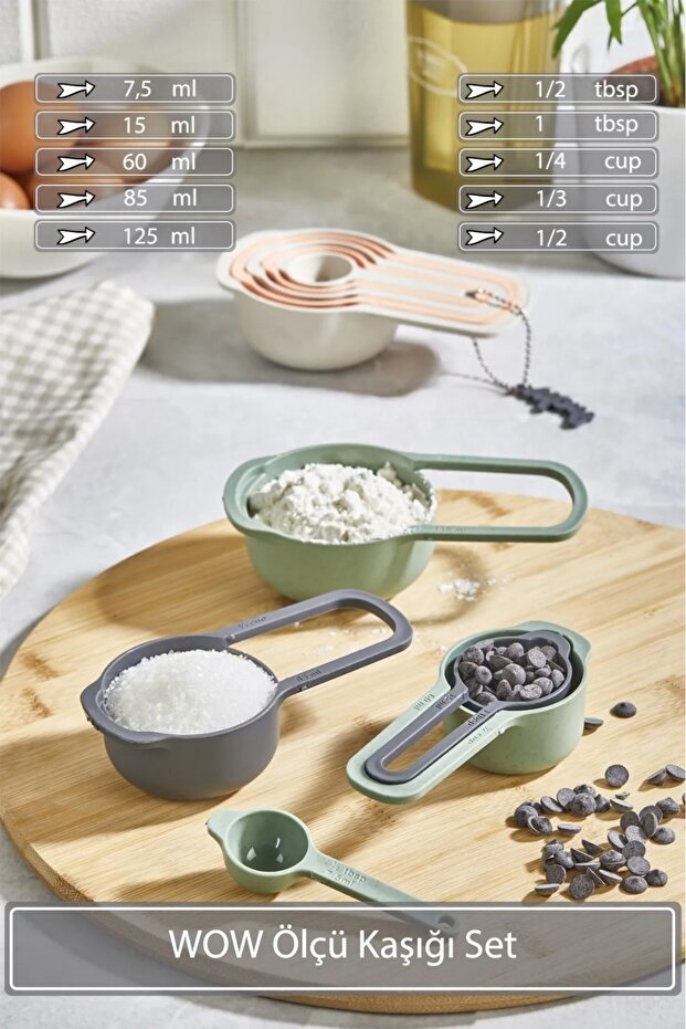 Wow Ölçü Kaşığı Set -yeşil - 1