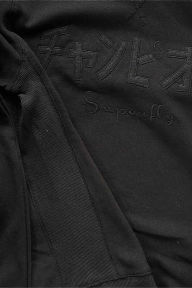 Aplike baskılı 3 iplik sweatshirt - 4