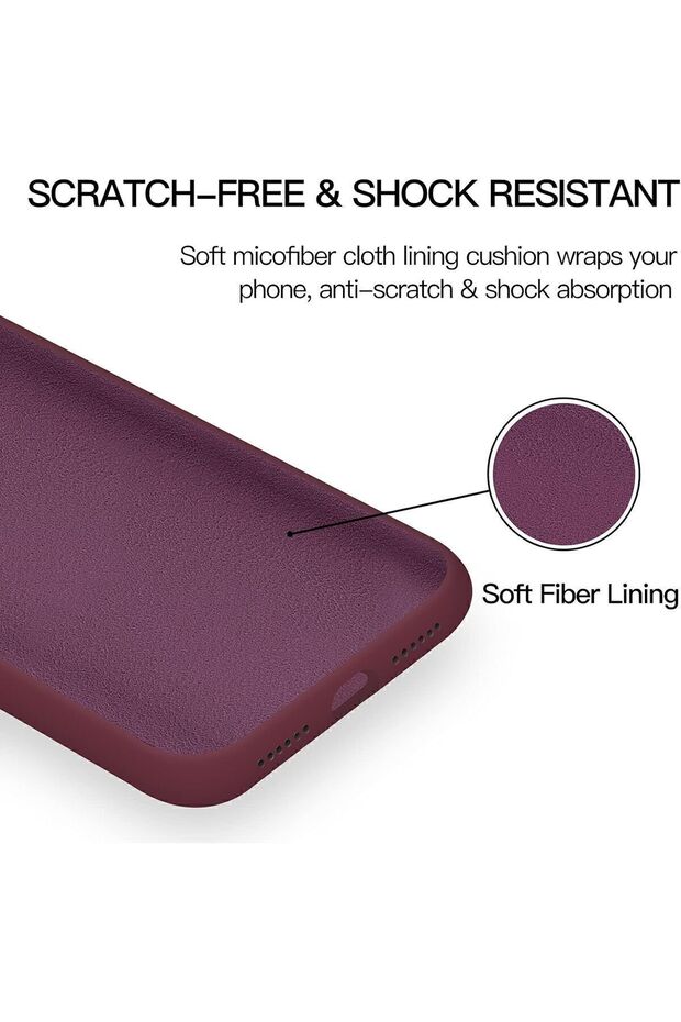 حافظة هاتف بشعار آيفون 11، حافظة رفيعة من مطاط السيليكون الناعم مضادة للخدش ومتينة - 2