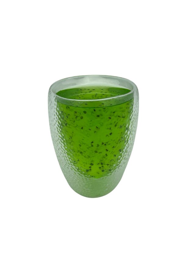 Çift Cidarlı Buzlu Kahve,Latte,Çay Bardağı Seti -300 ML Cam Kupa Seti 2 Adet 2221 - 4