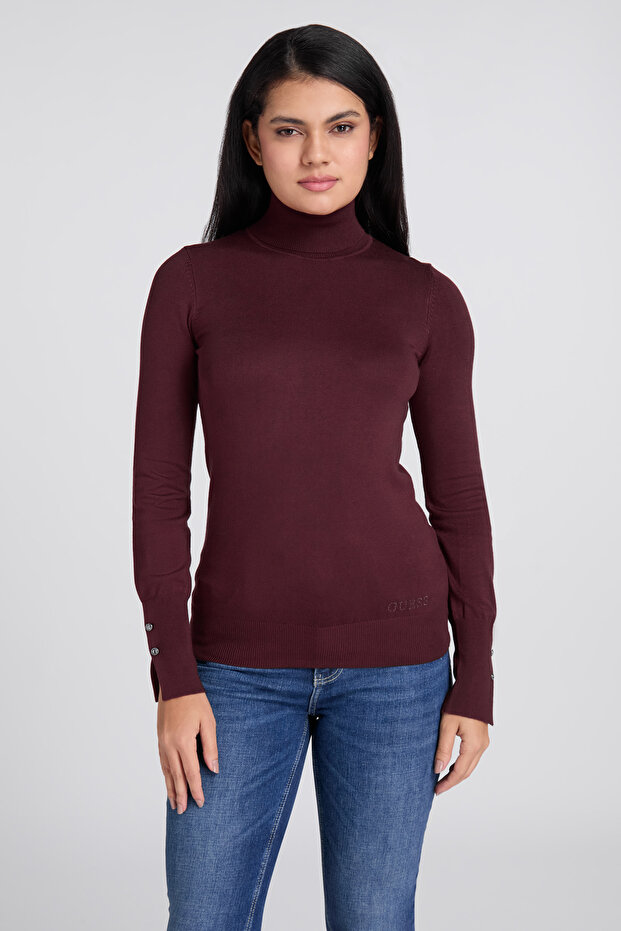 Paule Tn Ls Sweater - Eco Viscose Poly Holly Yarn